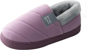 Couples Women Slip On Furry Flat Home Winter Round Toe Keep Warm Solid Color Ballerina Slippers Womens for House