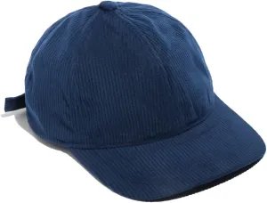 Croogo Flat Bill Cap Classic Corduroy Baseball Cap for Men Women Dad Hat 6 Panel Flat Brimmed Camper Hats Visor Sports Cap