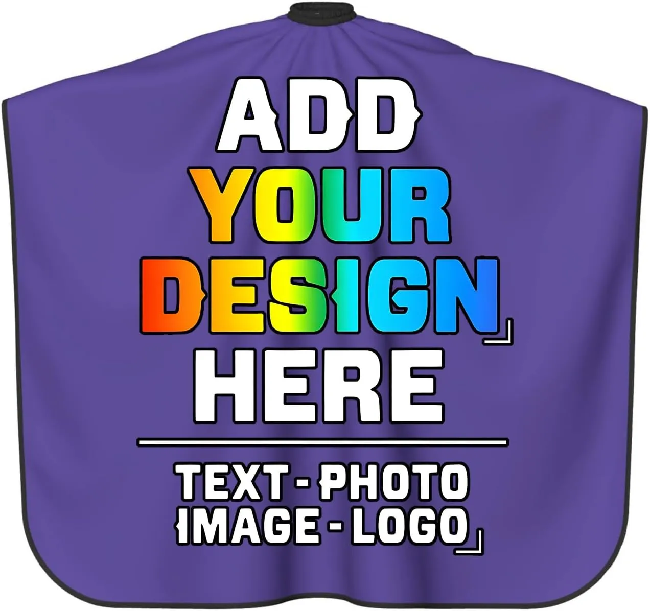 Custom Barber Cape Customize Barber Aprons Personalized Add Your Photo Logo Text Hairdressing Apron for Men or Women