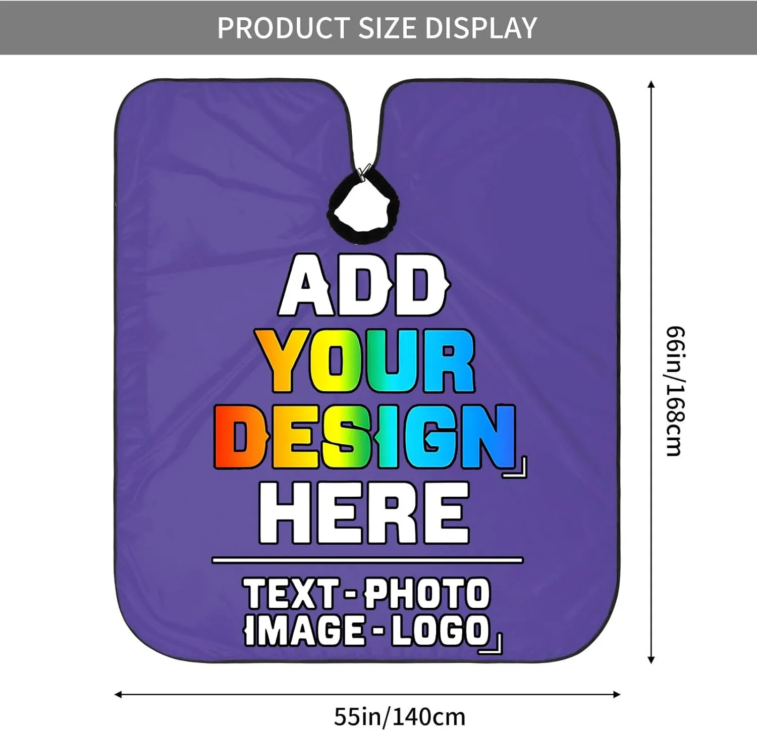 Custom Barber Cape Customize Barber Aprons Personalized Add Your Photo Logo Text Hairdressing Apron for Men or Women