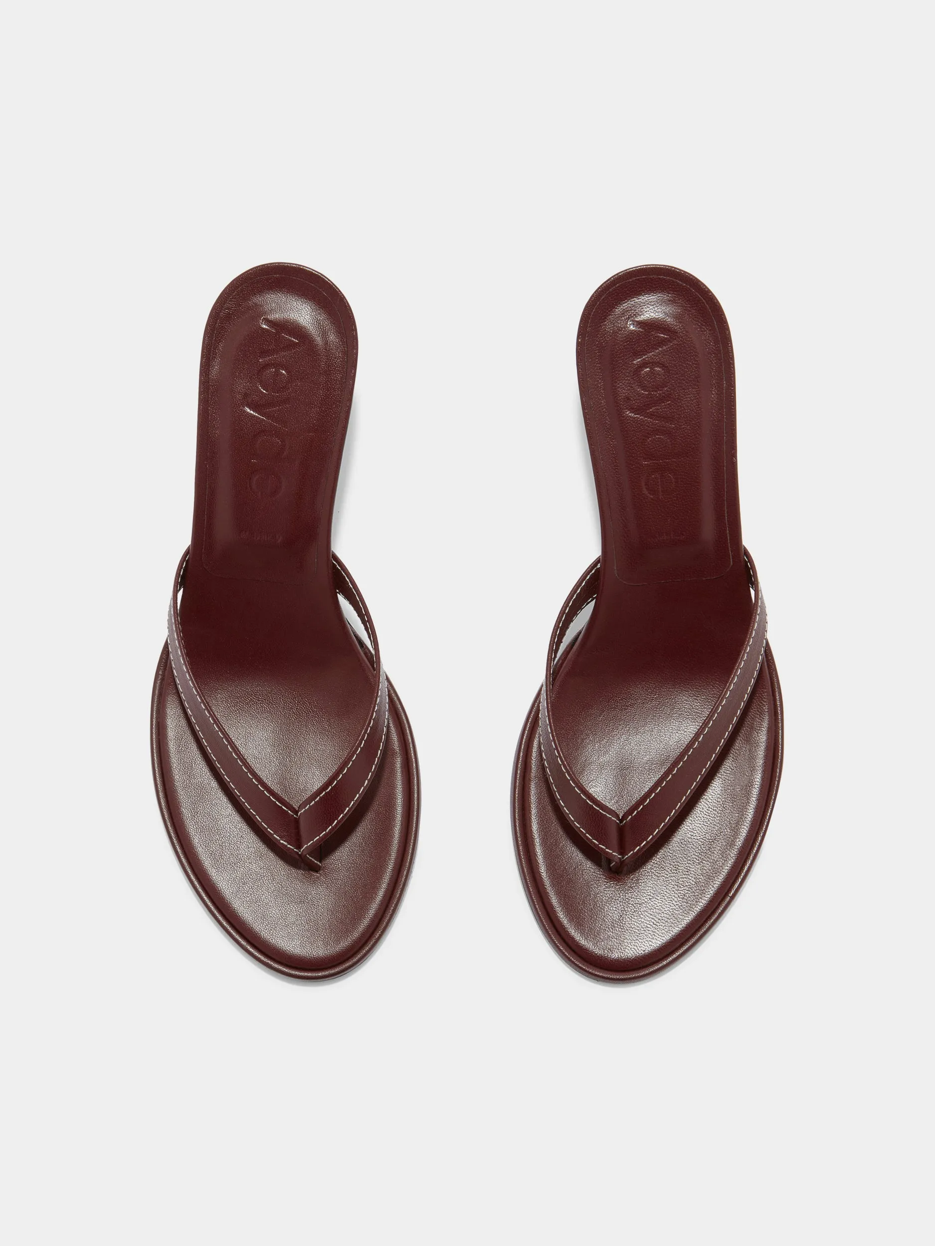 Daphne Leather Toe-Post Sandals