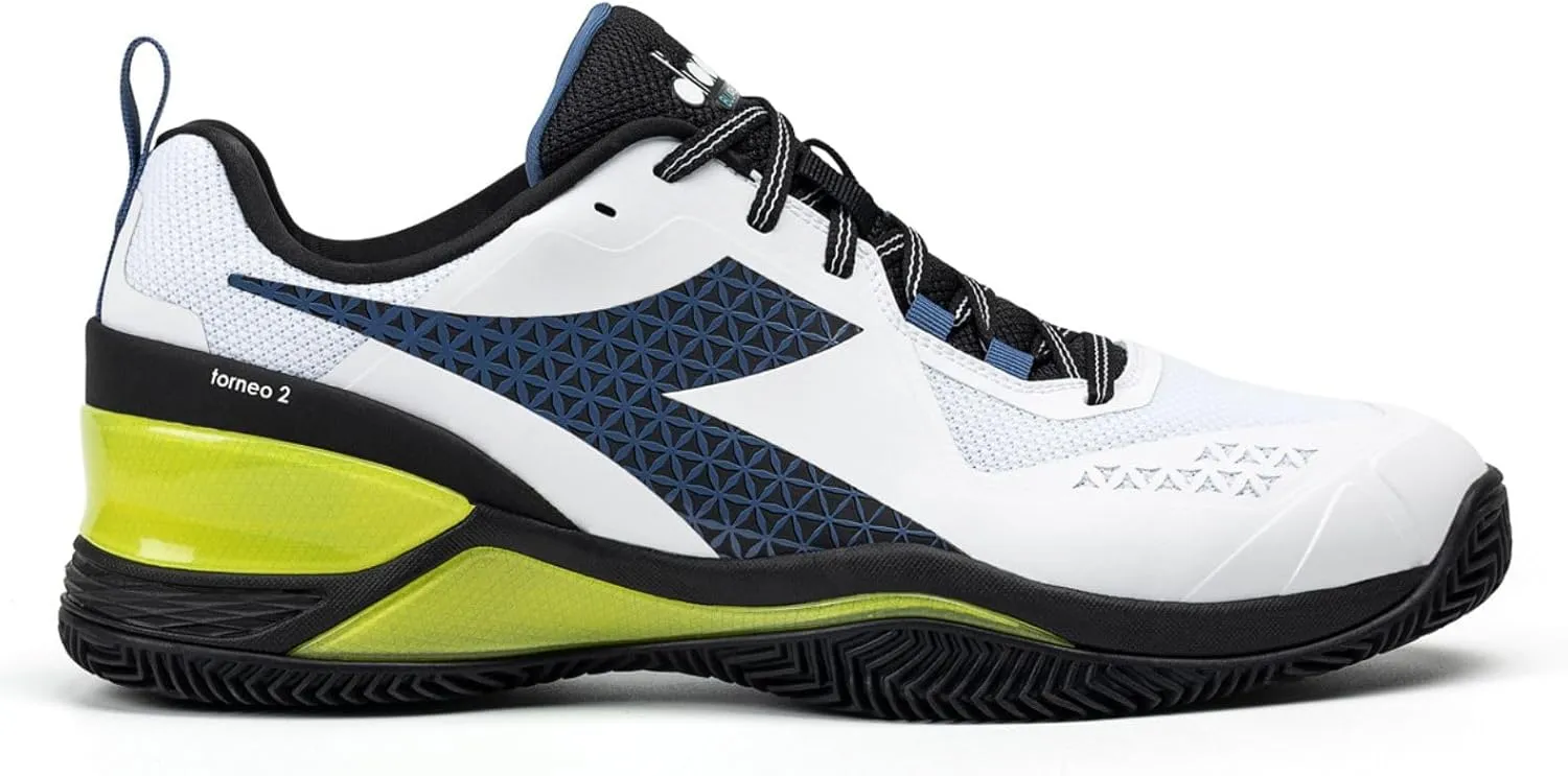 Diadora Men's Blushield Torneo 2 Clay Tennis Shoe