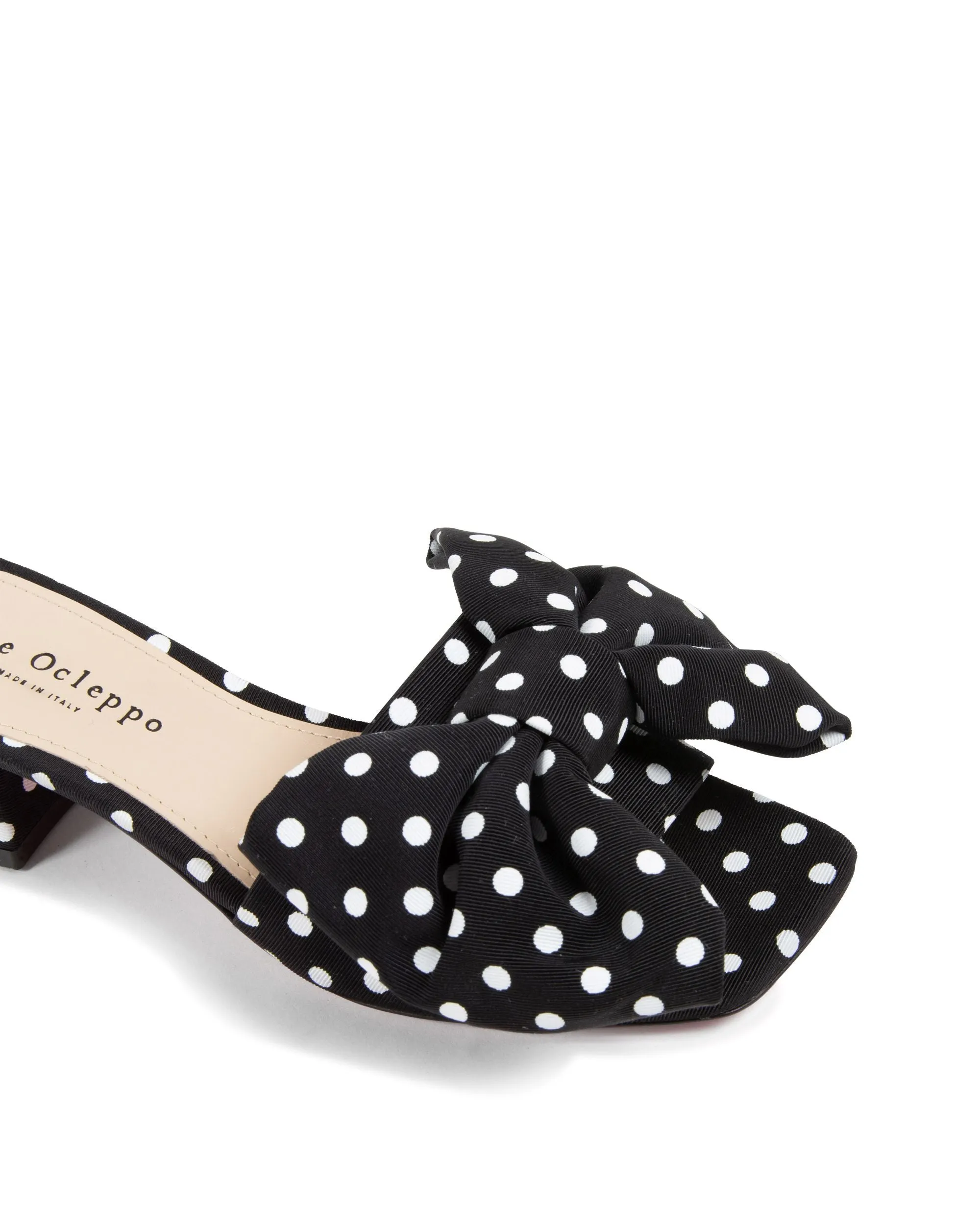 Dizzy Polka Dot Mule