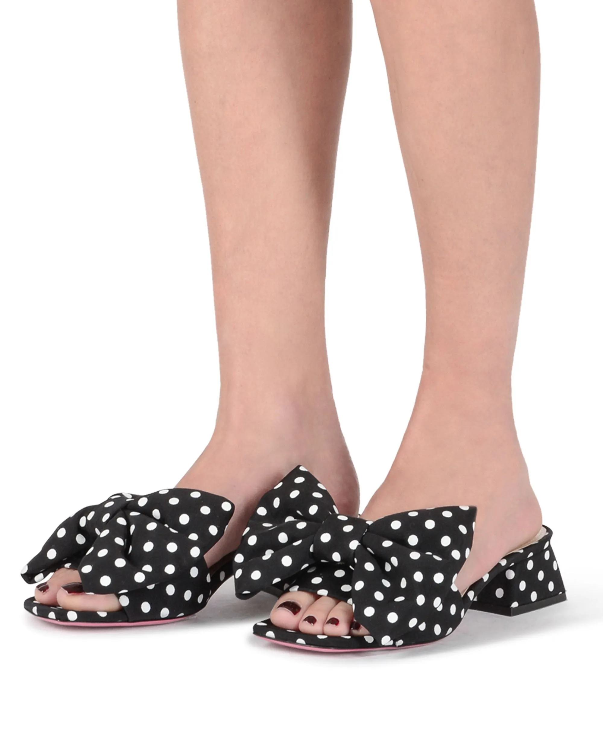 Dizzy Polka Dot Mule