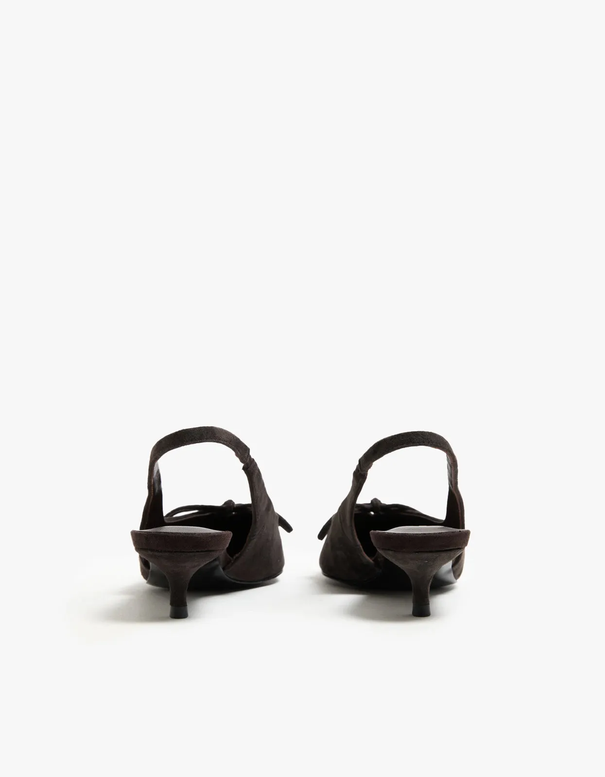 Eva Heel - Choc Brown Suede