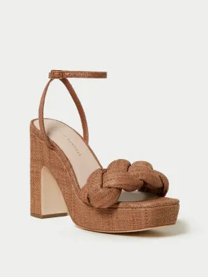 Fae Braided Platform - Brown