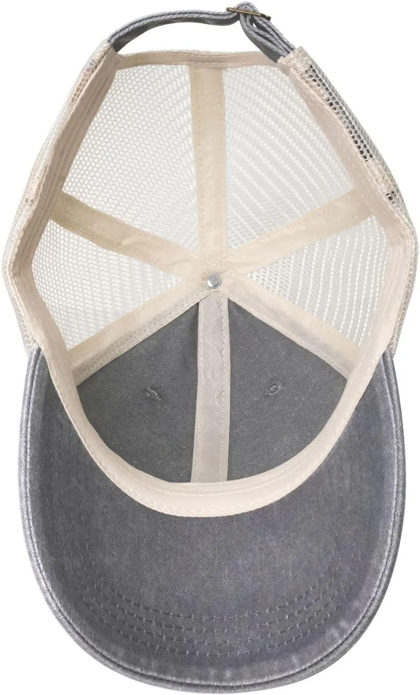 Flag of Patagonia Baseball Cap Women Men Mesh Back Denim Hat Vintage Trucker Hats Dad Caps