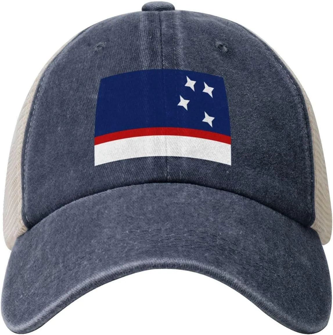 Flag of Patagonia Baseball Cap Women Men Mesh Back Denim Hat Vintage Trucker Hats Dad Caps