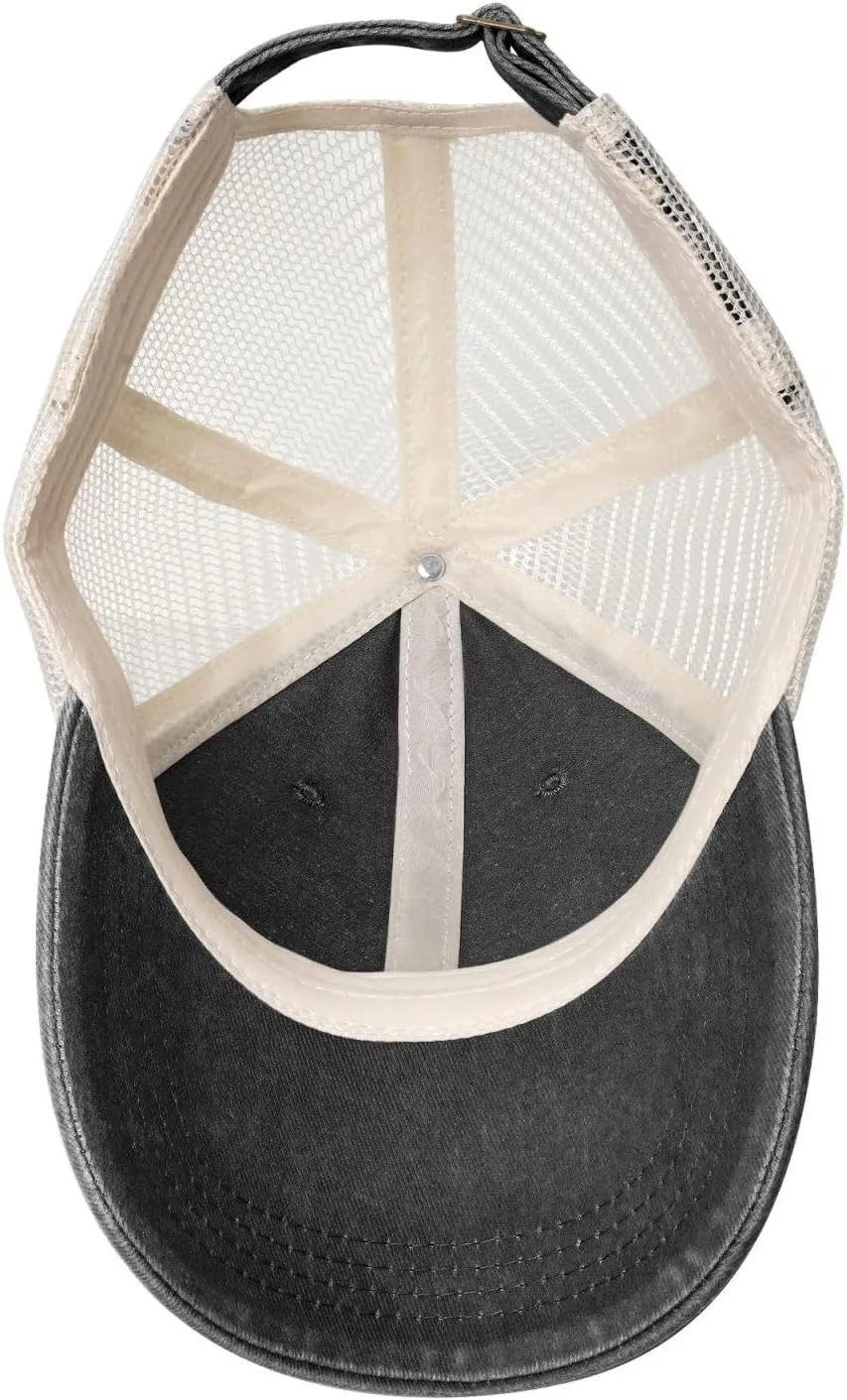 Flag of Patagonia Baseball Cap Women Men Mesh Back Denim Hat Vintage Trucker Hats Dad Caps