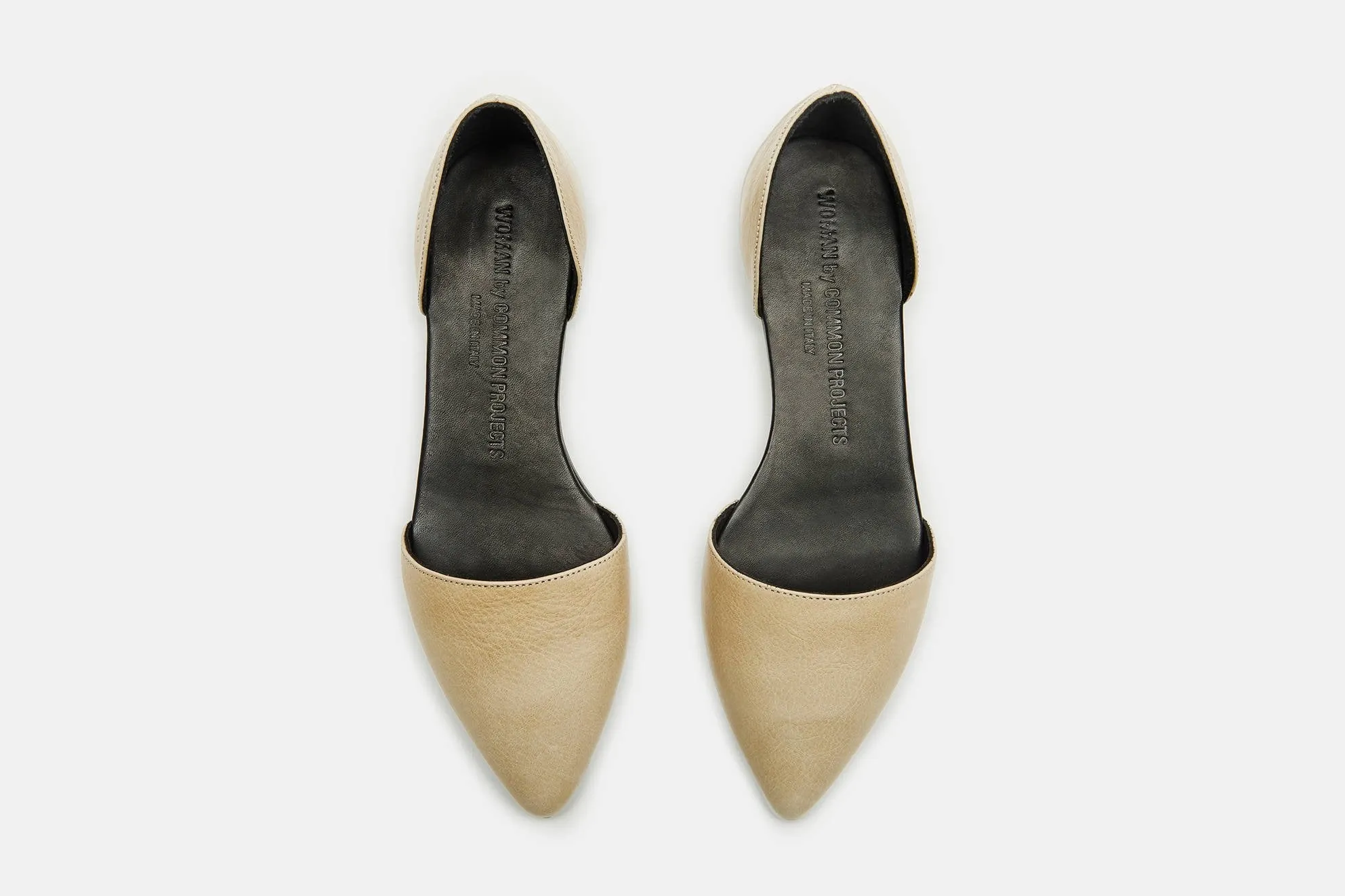 Flat Sandal in Leather - Olive
