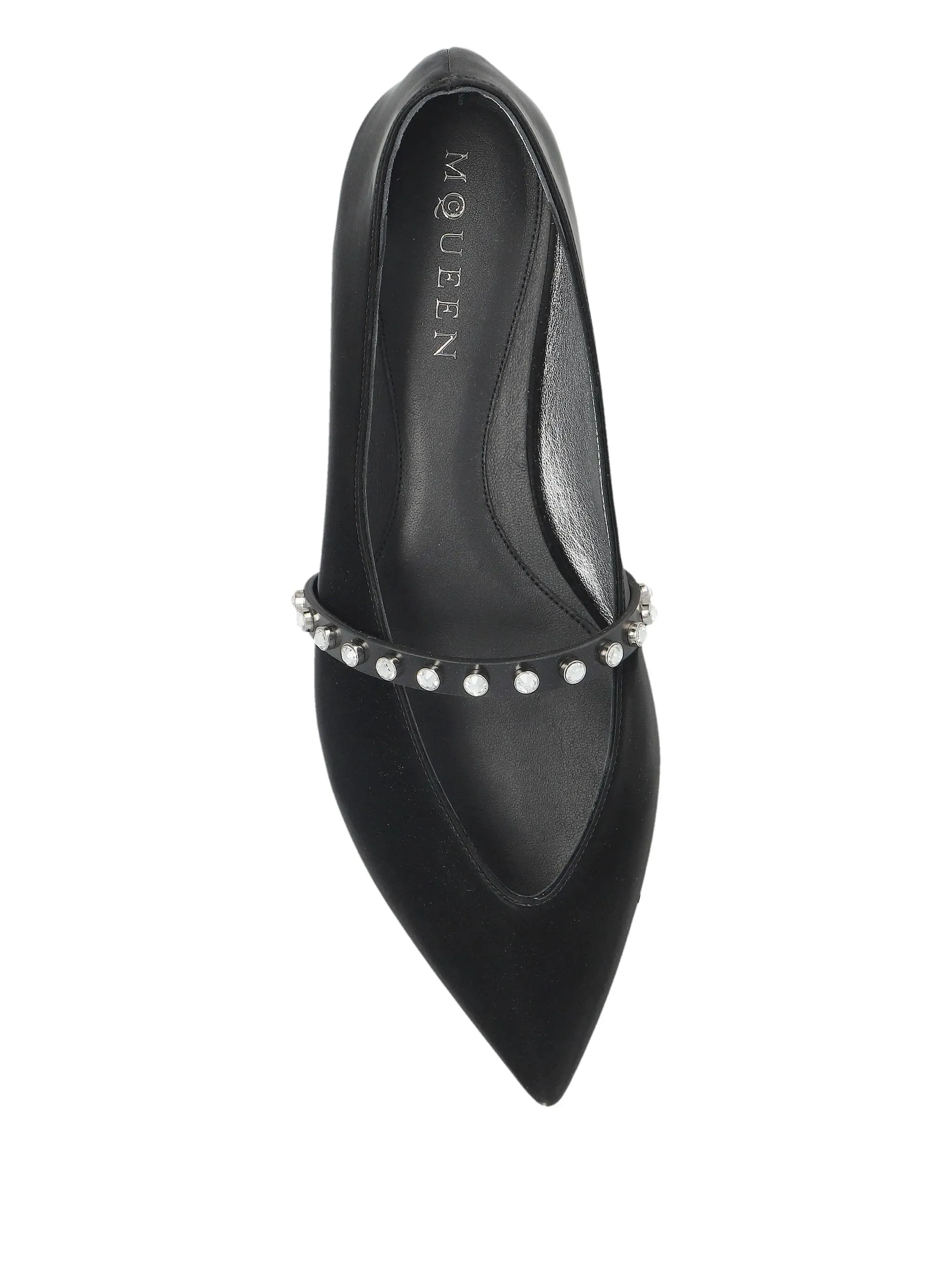 flats stud-detailing ballet Smart Special discount