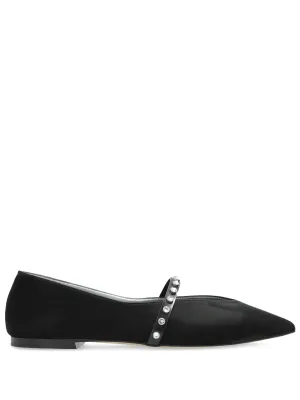 flats stud-detailing ballet Smart Special discount