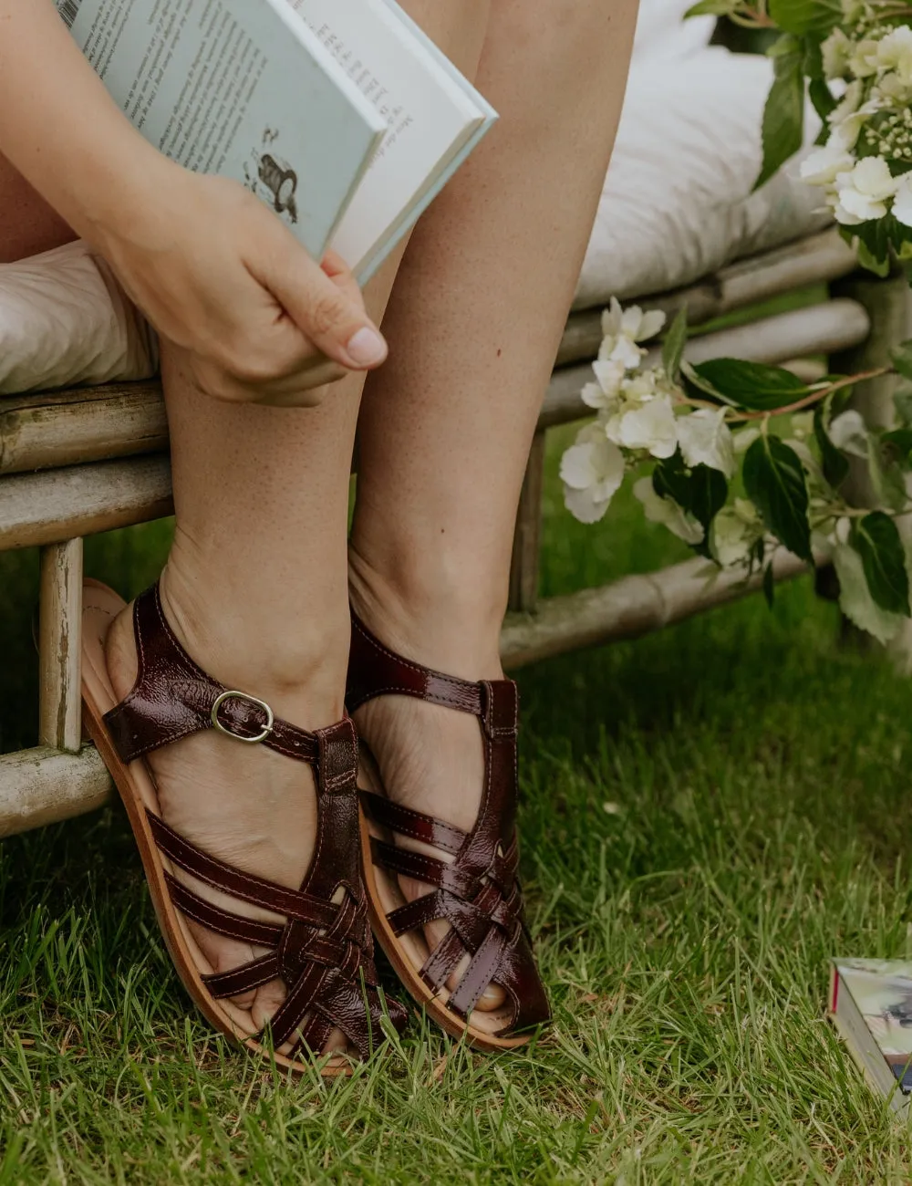 Florence Sandal - Ox Blood