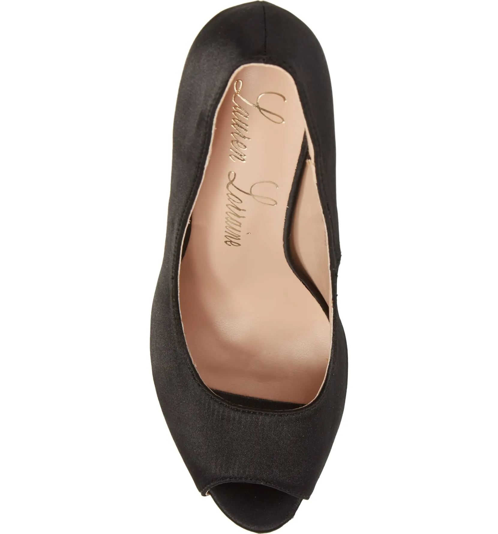Formal Super Black Platform Automation-ready Lorraine Lauren Pumps Pump Specialty items High Peep-Toe Heel