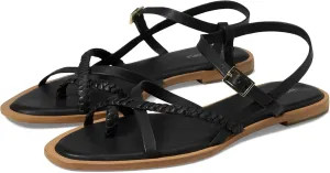 Free People Women's Sunny Days Sandal, Black, 6.5