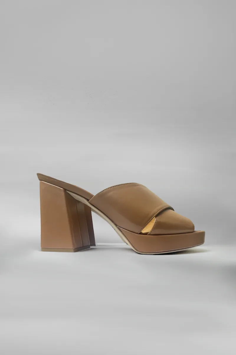 Fucsia Nappa Mule - Cumino