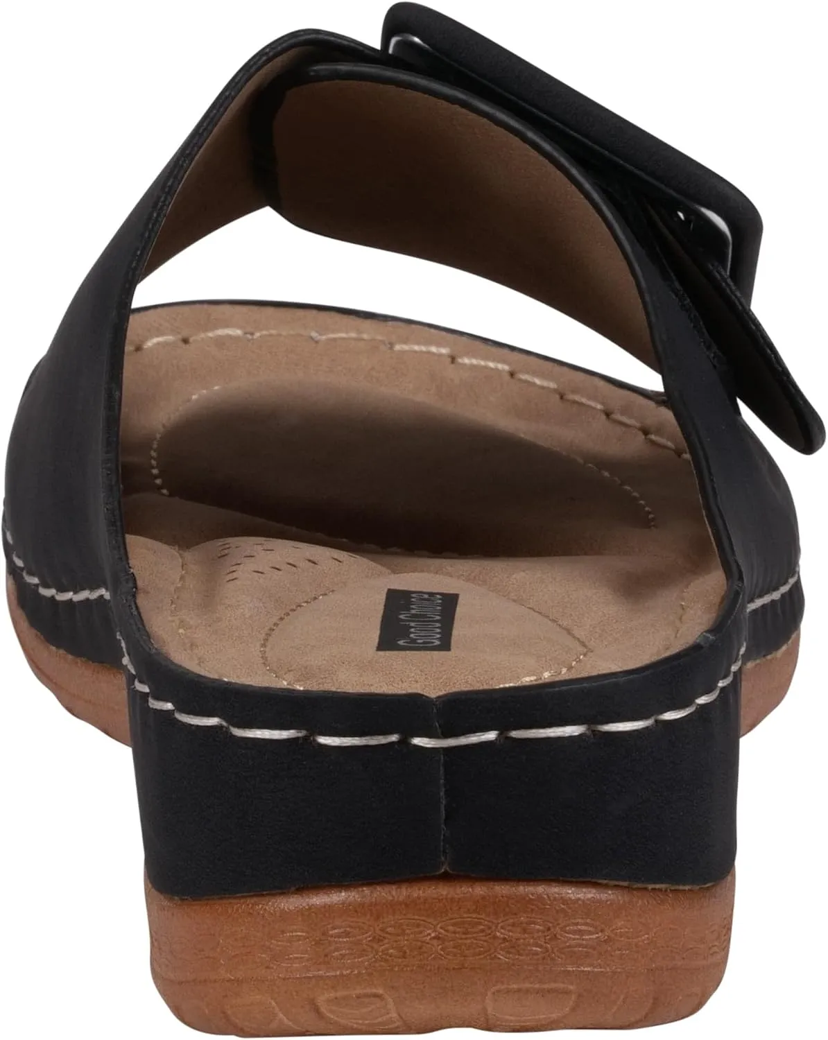 G.C. Shoes Women's Hamden Buckle open toe Flatform Sandals