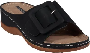G.C. Shoes Women's Hamden Buckle open toe Flatform Sandals