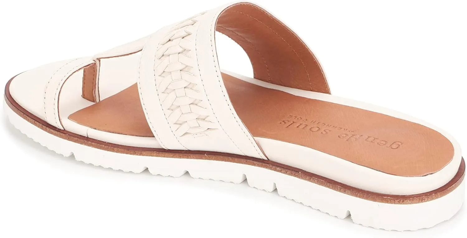 Gentle Souls by Kenneth Cole Women's Lavern Lite Thong Braid Sandal
