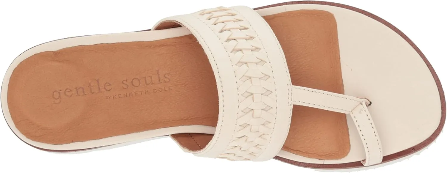 Gentle Souls by Kenneth Cole Women's Lavern Lite Thong Braid Sandal