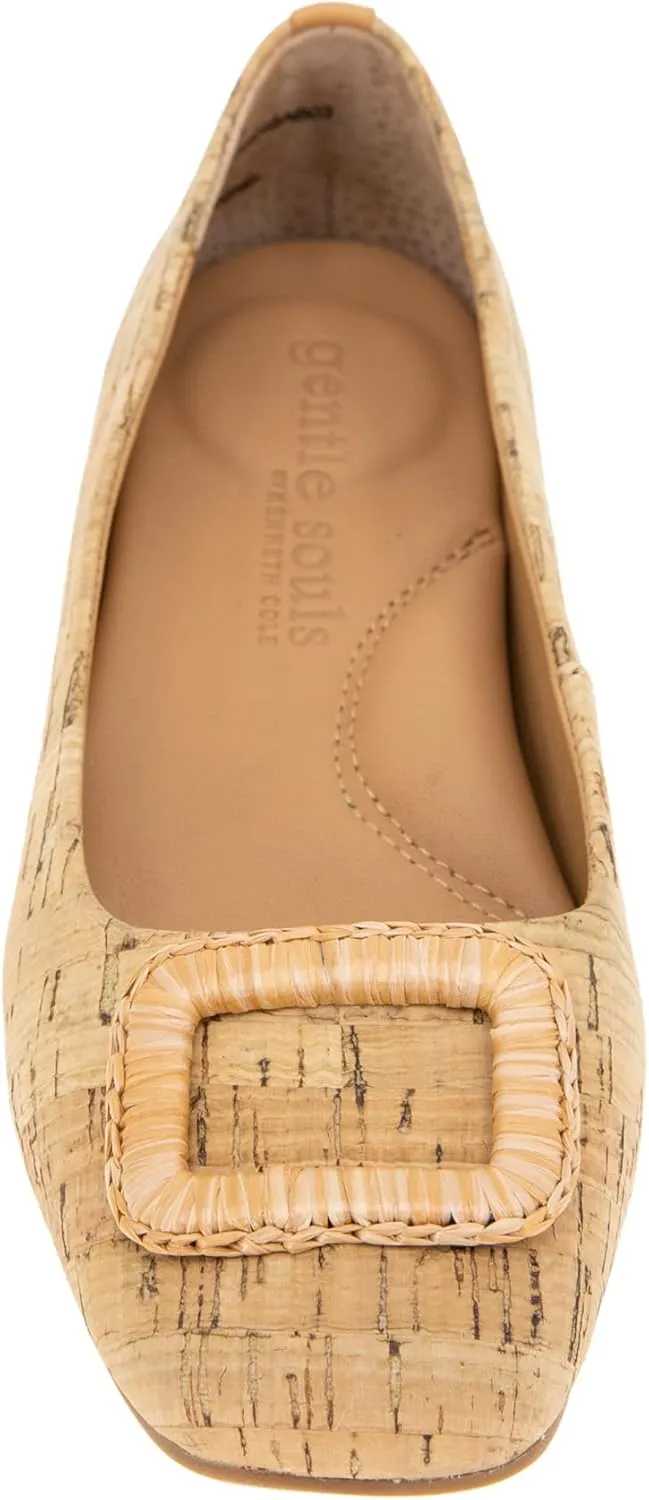 Gentle Souls by Kenneth Cole Women's Sailor Buckle Ballet Flat