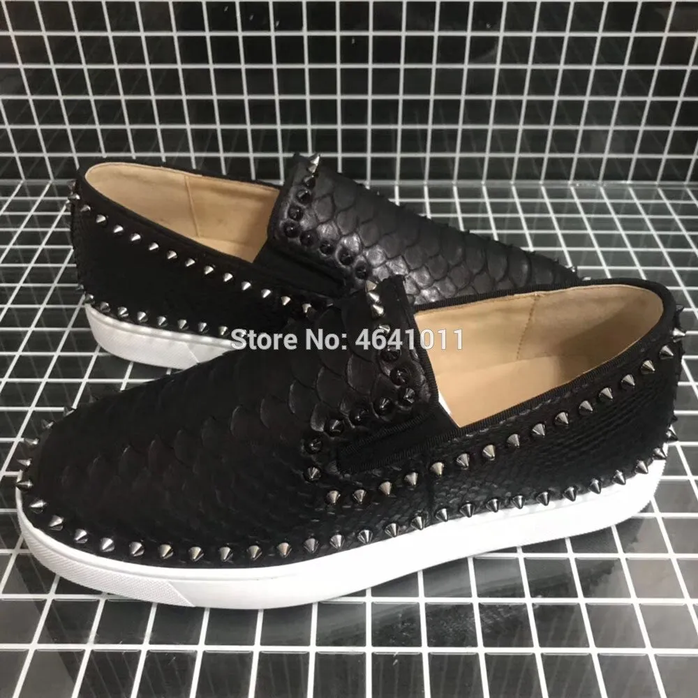 GENUINE PYTHON LOAFERS "GLASS MOON"
