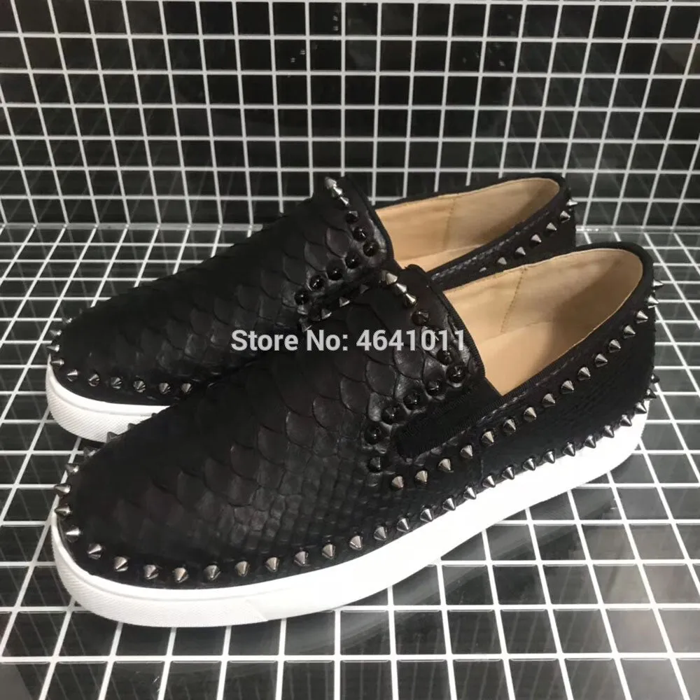 GENUINE PYTHON LOAFERS "GLASS MOON"