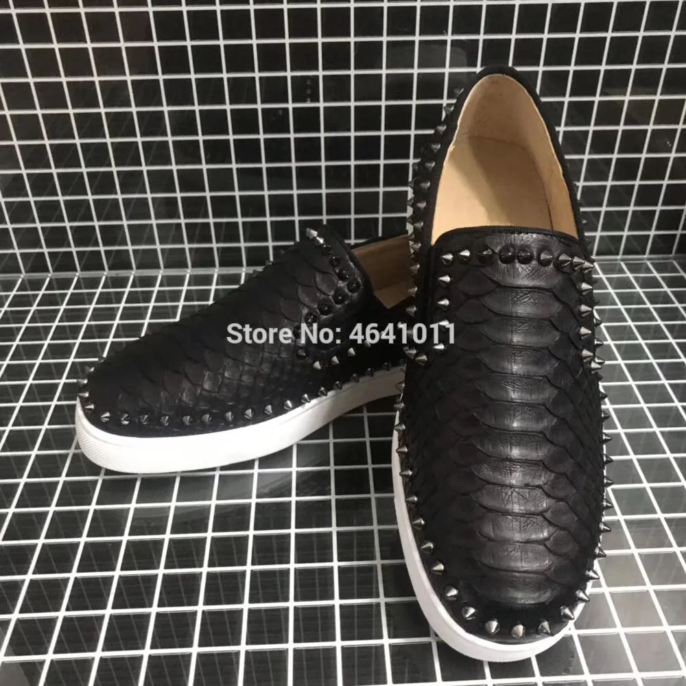 GENUINE PYTHON LOAFERS "GLASS MOON"