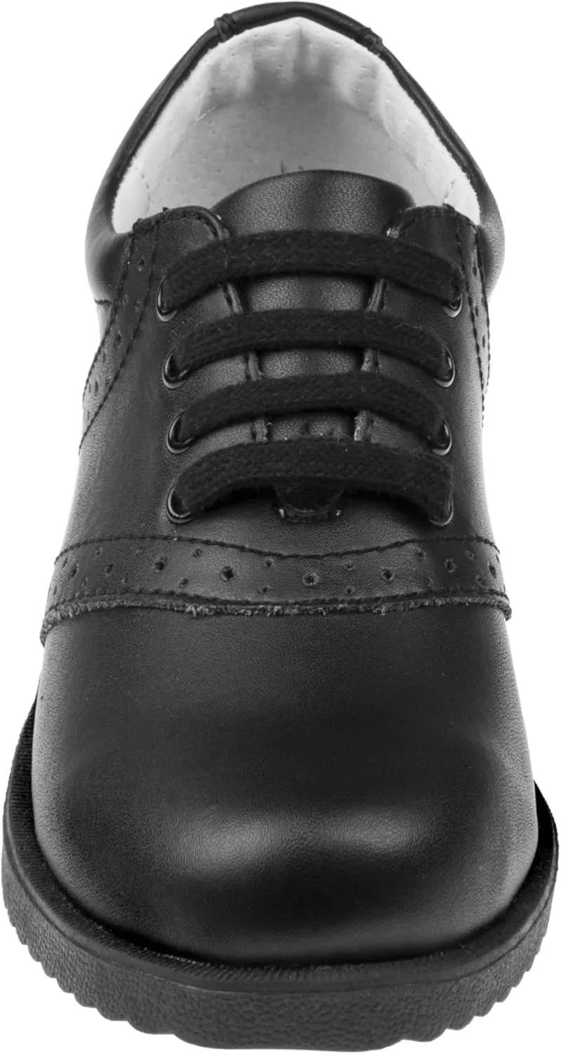 Girls Uniform School Shoes Classic Lace-up Oxfords