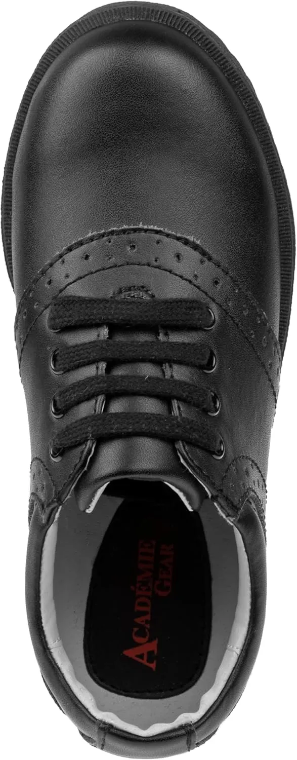 Girls Uniform School Shoes Classic Lace-up Oxfords