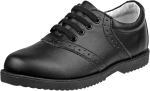 Girls Uniform School Shoes Classic Lace-up Oxfords