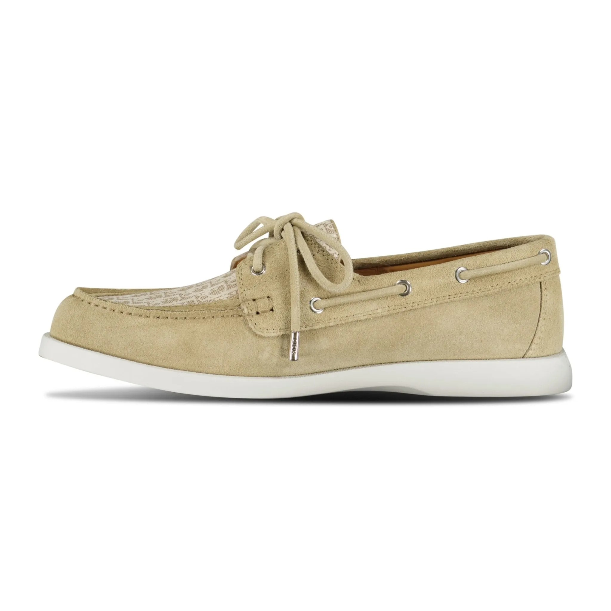 Granville Boat Shoe Beige Suede