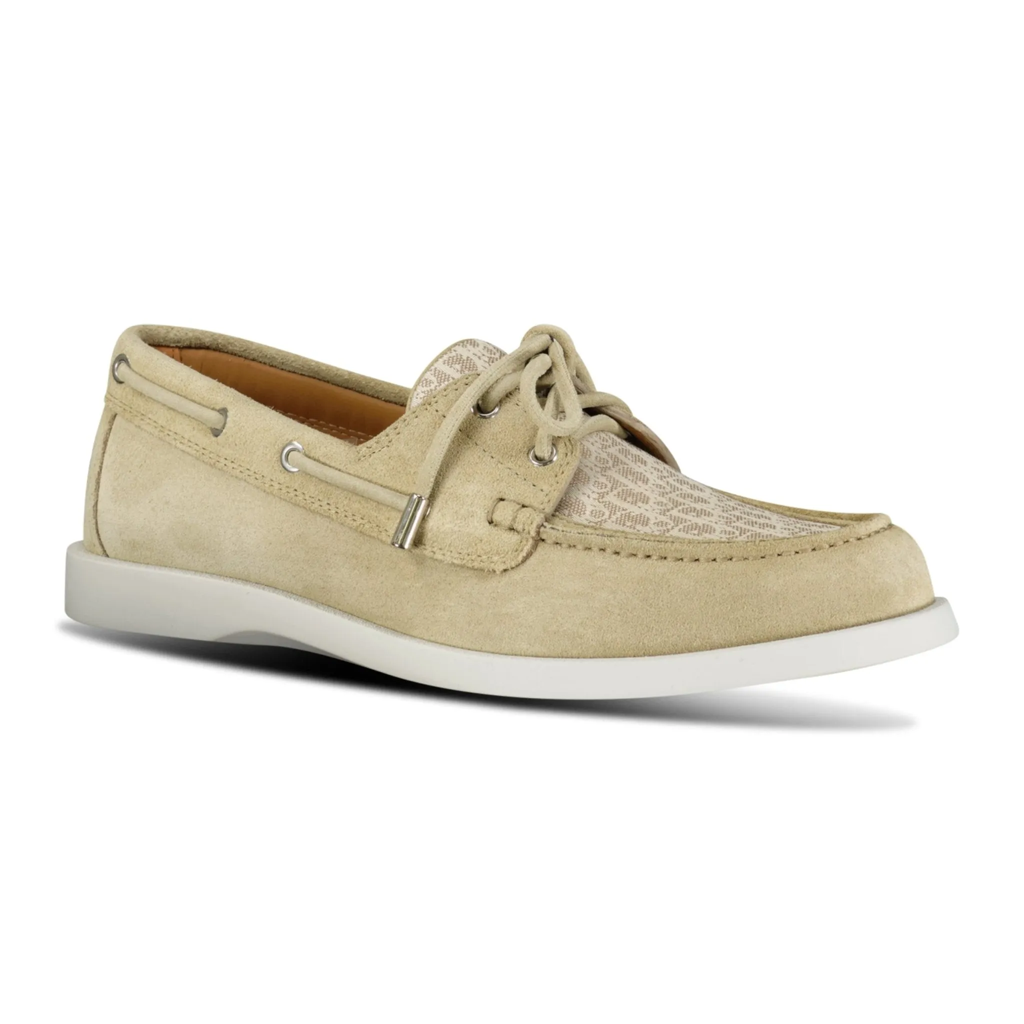 Granville Boat Shoe Beige Suede