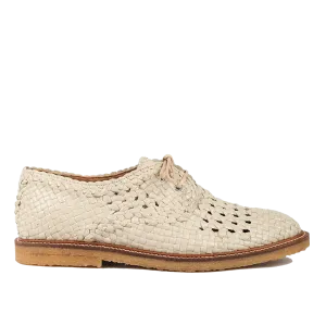 Hand-braided Lace-up shoe