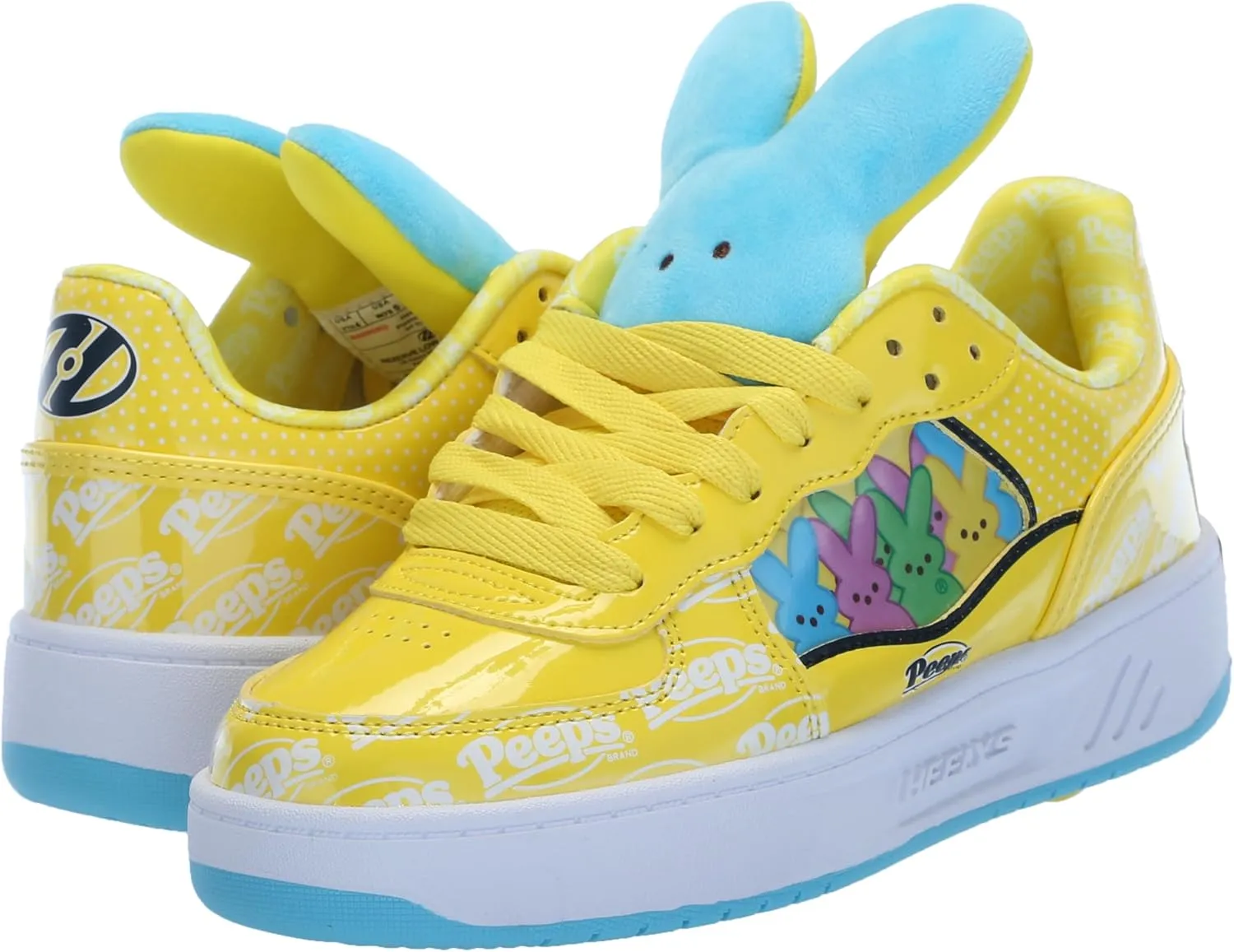 HEELYS Women's Rezerve Low Peeps (Little Big Kid) Wheeled Heel Shoe