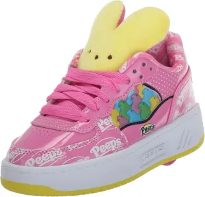HEELYS Women's Rezerve Low Peeps (Little Big Kid) Wheeled Heel Shoe