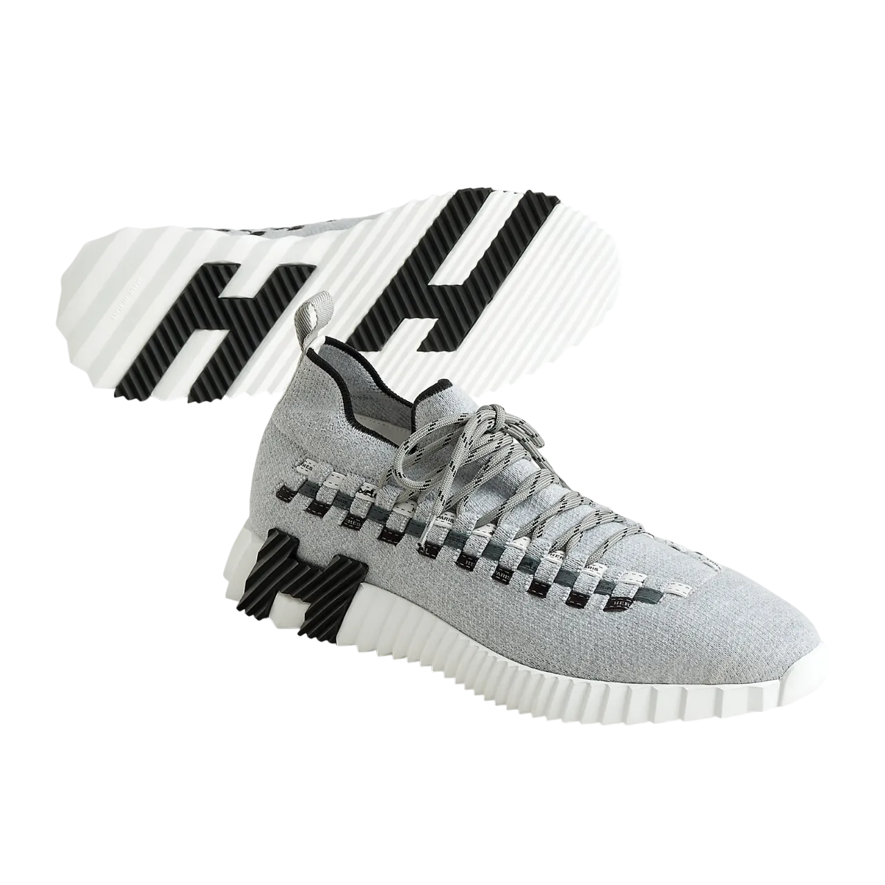 Hermes Flex slip-on Sneaker Multicolore Gris Silex