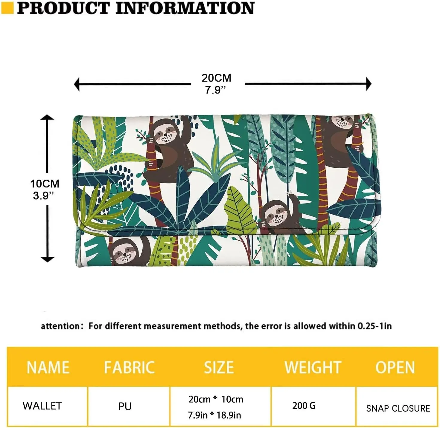Howilath Black Cat Print Women Wallet Purse Ladies Credit Card Holder, Leather Trifold Credit Card Holder Organizer with Coins Zipper Pocket