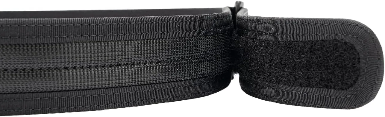 Inner Belt w/Hook/Loop Liner 1.5" Duty Trouser Underbelt w/Polymer Loop Buckle for Tactical/Duty/Utility Belt