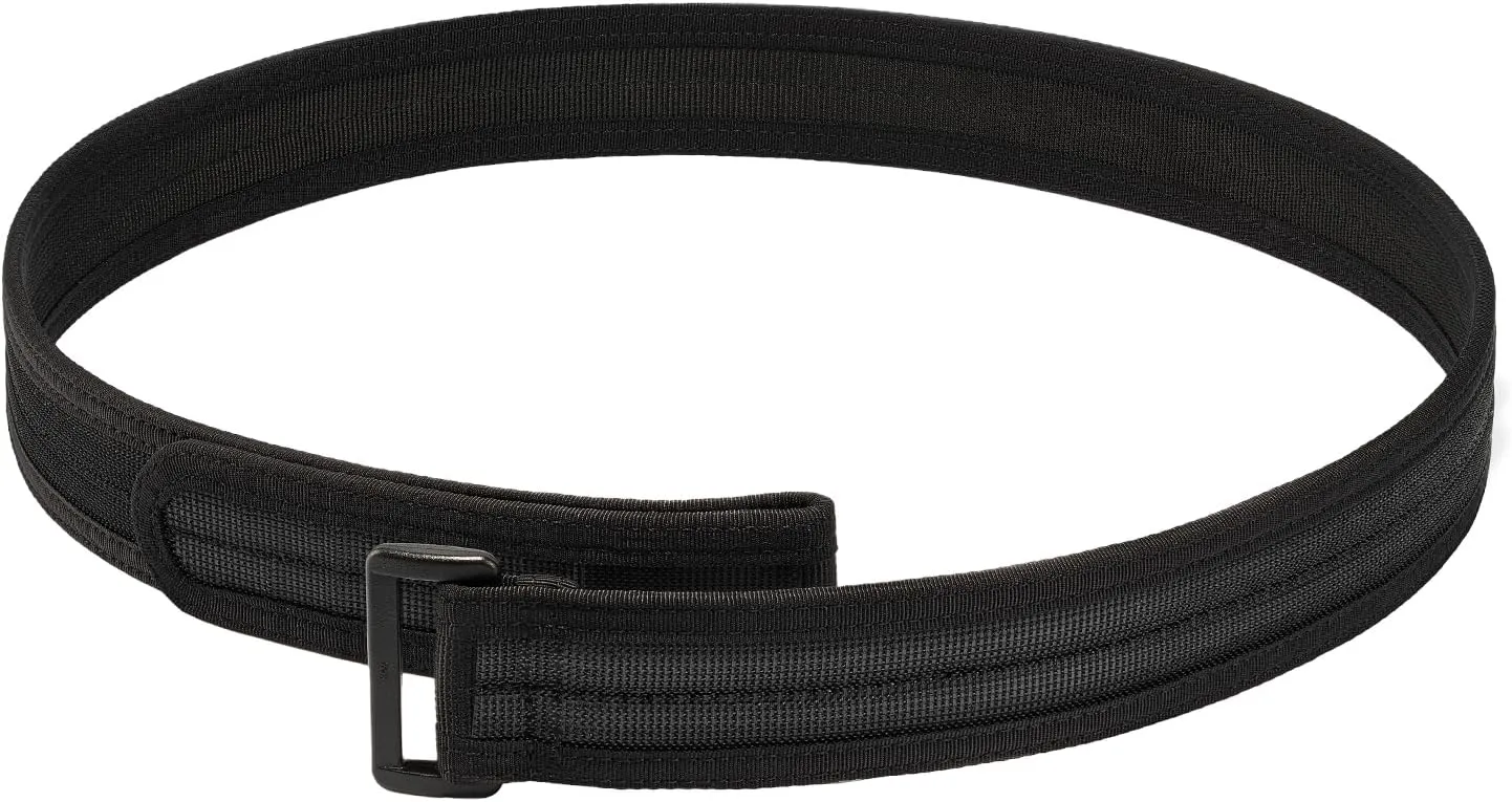 Inner Belt w/Hook/Loop Liner 1.5" Duty Trouser Underbelt w/Polymer Loop Buckle for Tactical/Duty/Utility Belt