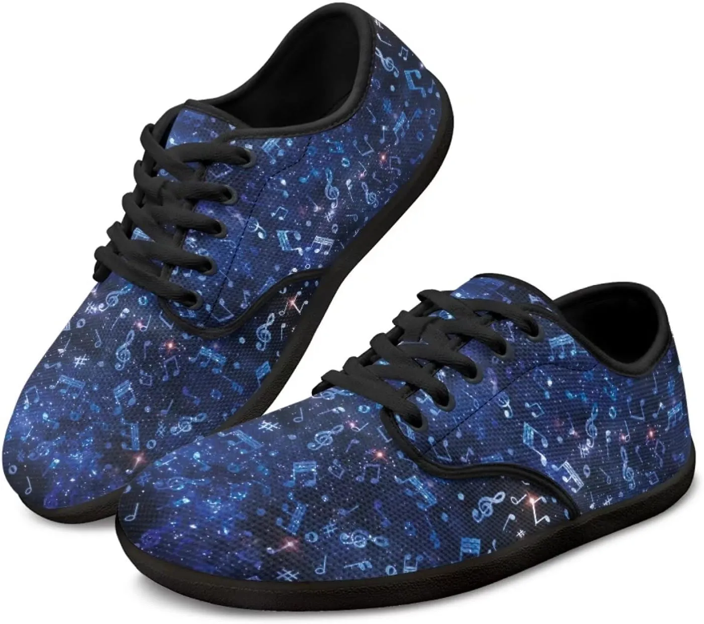 Jeiento Music Theme Hike Barefoot Shoes Men, Grounded Footwear Barefoot for Womens Mens