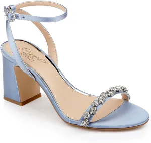 Jewel Badgley Mischka Alyna Bejeweled Block Heel