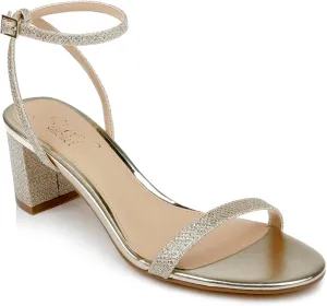 Jewel Badgley Mischka Danni II Low Block Heel Sandal