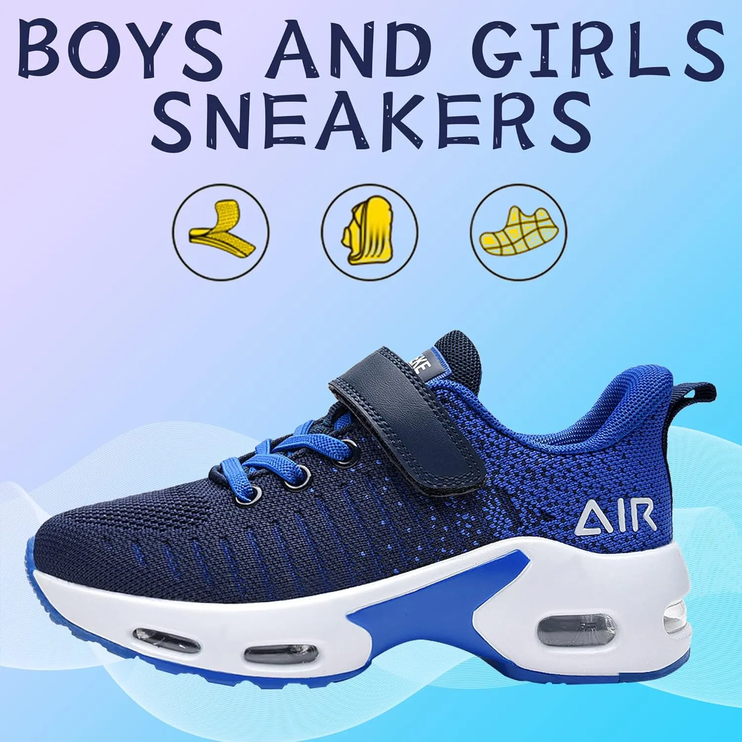 Jinta Shoes Kids Air Shoes Boys Girls Children Tennis Sports Athletic Gym Jogging Running Sneakers