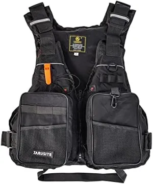 JKSPORTS Fishing Vest Safety Life Jacket for Swimming Sailing Boating Kayak Floating Multifunction for Men and Women Vest/Kayak