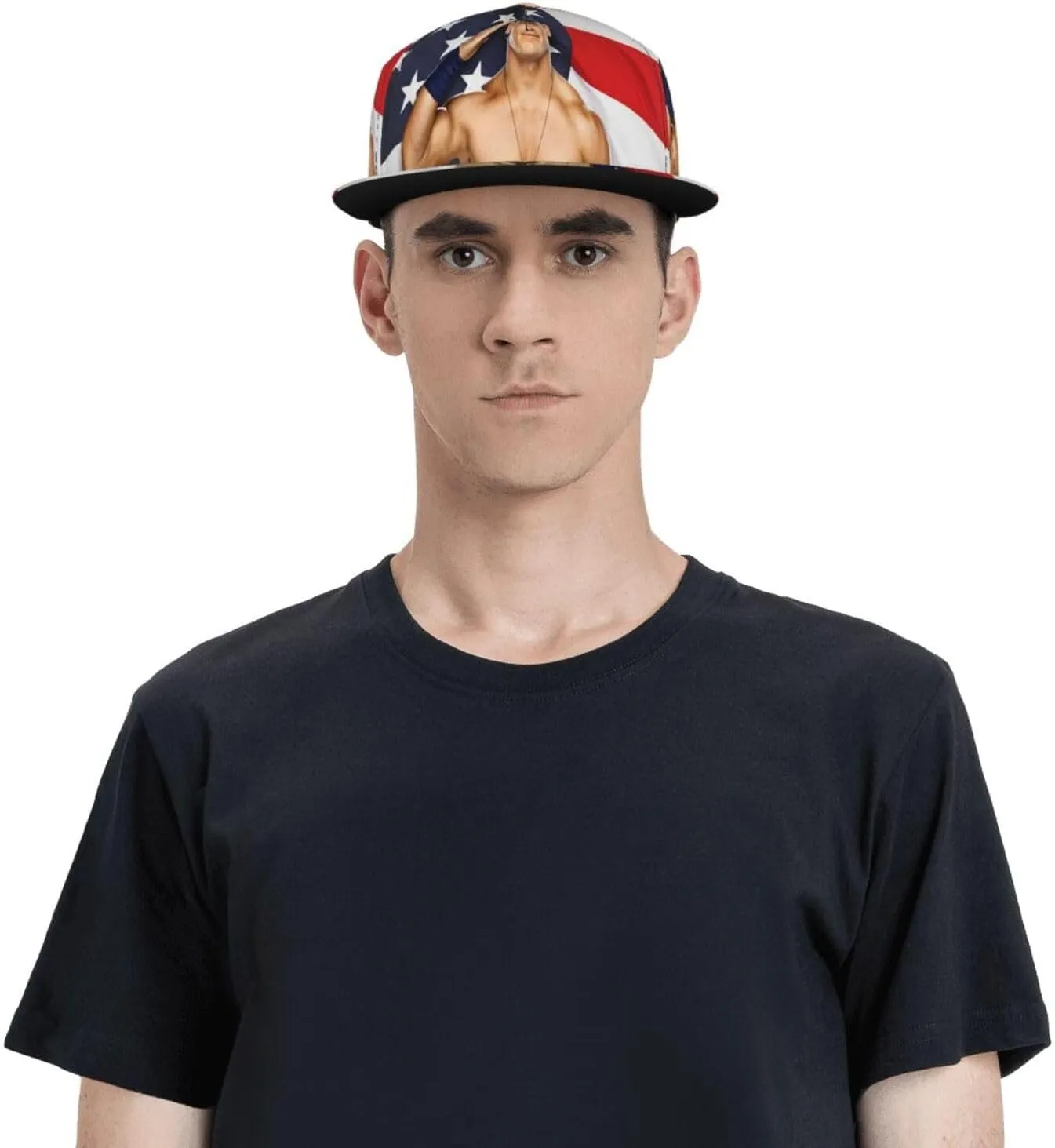 John Boxer Cena Hat Flat Brimmed Baseball Cap Dad Ball Hat Back Buckle Hip Hop Cap