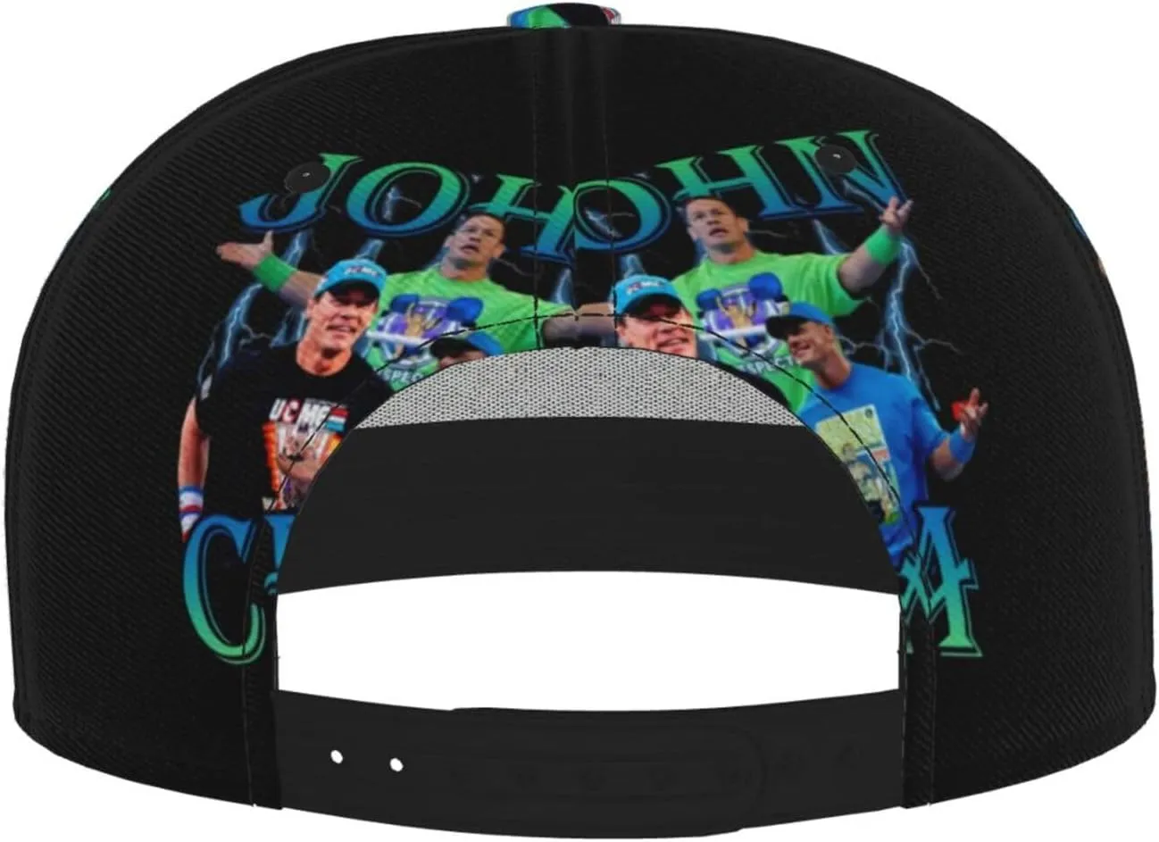 John Boxer Cena Hat Flat Brimmed Baseball Cap Dad Ball Hat Back Buckle Hip Hop Cap