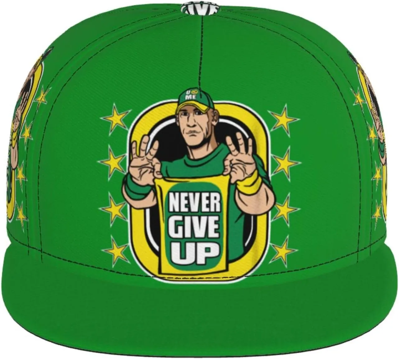 John Boxer Cena Hat Flat Brimmed Baseball Cap Dad Ball Hat Back Buckle Hip Hop Cap