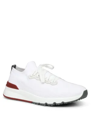 Knit Sneaker in White