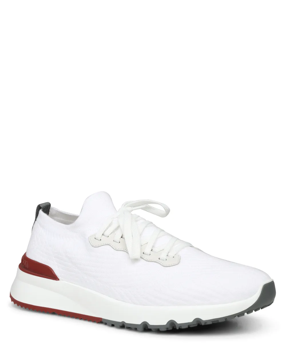 Knit Sneaker in White